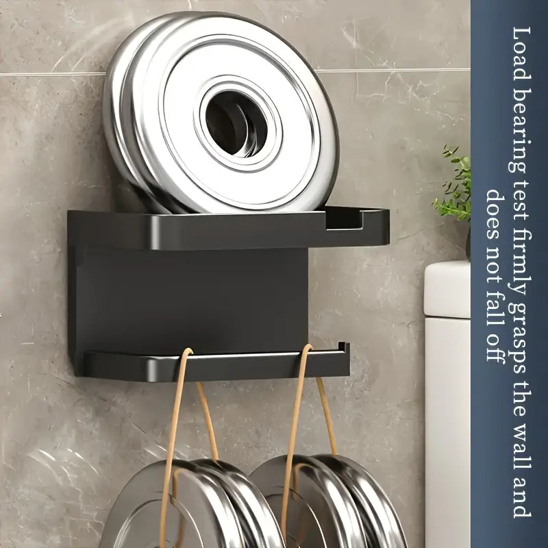 1Pcs Bathroom Toilet Rack/Tissue Rack, Wall-Mounted Toilet Bathroom Toilet Perforated Face Rack, Tissue Holder, Bathroom Accessories