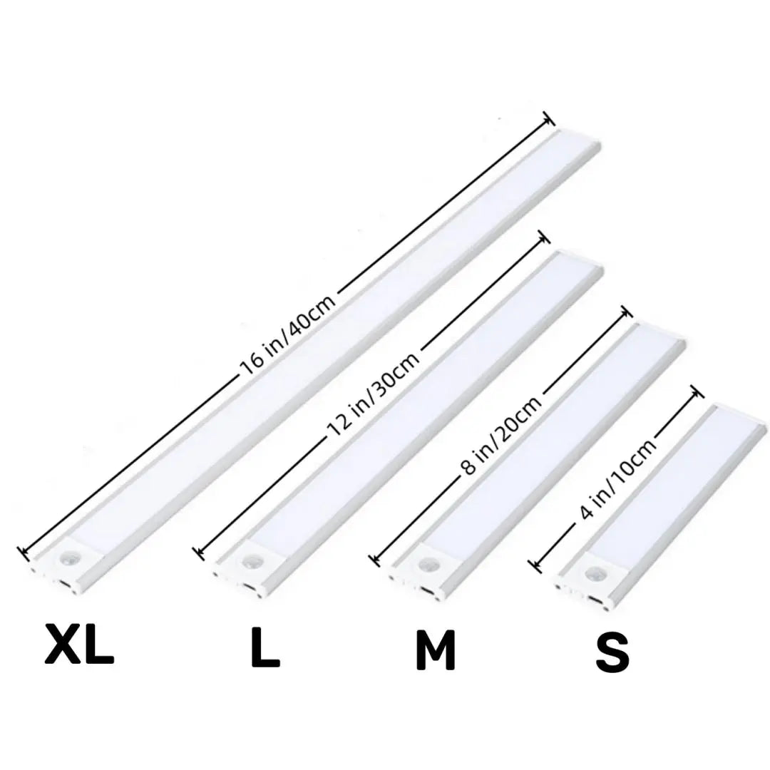 LED Motion Sensor Cabinet Light, Under-Cabinet Closet Light, Waterproof LED Strip Light for Kitchen, Bathroom, Stairway and Garage, Wall-Mounted LED Home Essential, Home Decor Lighting, Interior Led Lights, Multifunctional Ambient Lights, Atmosphere Light