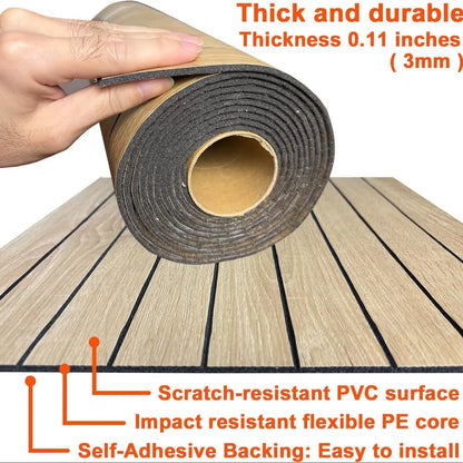 Decorative Wall Panel Roll, Self-Adhesive Waterproof Wear-Resistant, 40X300Cm, Decorative Wallpaper, PVC Wallpaper, Peel and Stick Wallpaper, Ideal for Living Room Bedroom Office