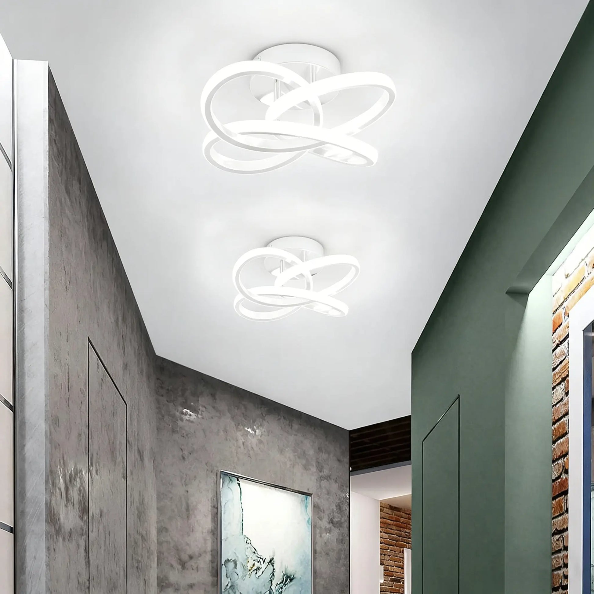 Modern LED Ceiling Light, Three Lighting Options, Energy Efficient, Easy Installation, Suitable for Home and Office, Dimmable, Ceiling Led Lights