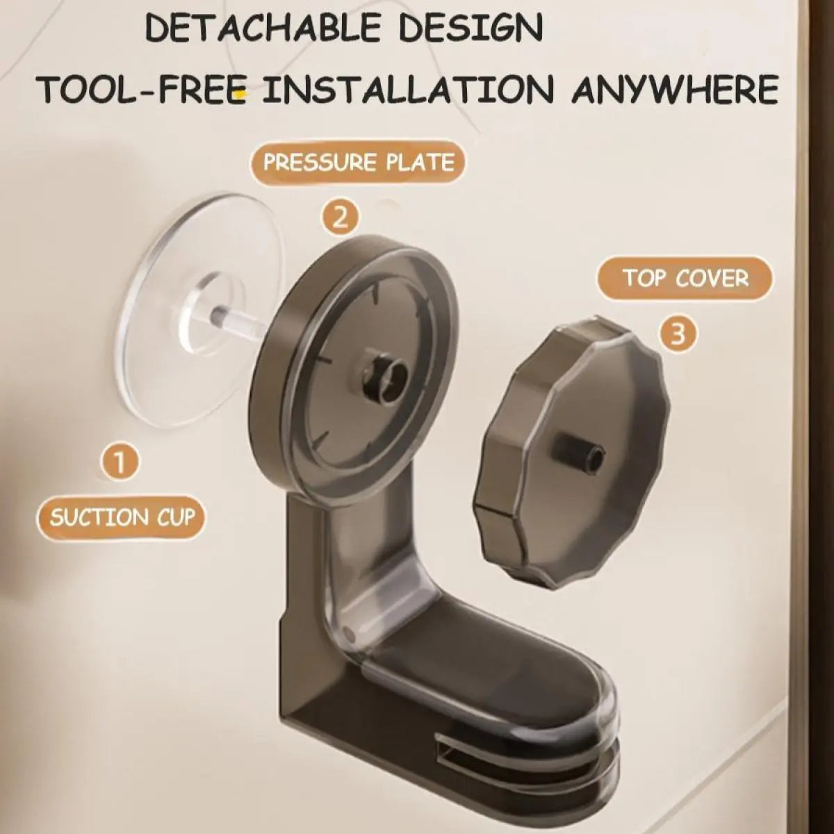 Suction Cup Towel Rack for Bathroom No Hole Installation Stretchable Towel Rod Space Saving Bath Towel Organizer Practical Suction Space Saving Design Multipurpose Usage Gift Ready Durability Assurance