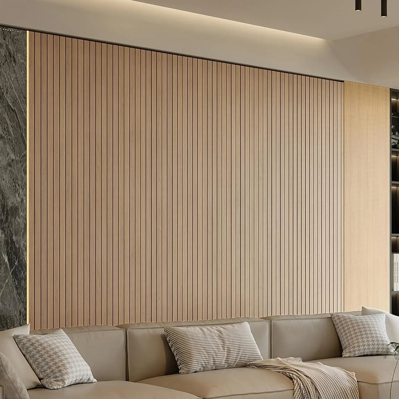 Decorative Wall Panel Roll, Self-Adhesive Waterproof Wear-Resistant, 40X300Cm, Decorative Wallpaper, PVC Wallpaper, Peel and Stick Wallpaper, Ideal for Living Room Bedroom Office