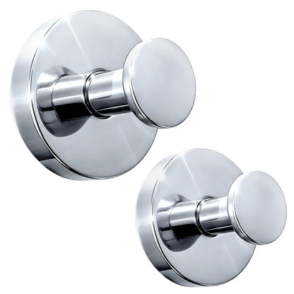 Decerk 2 PCS Suction Cup Hooks Christmas Gift Gadgets Kitchen Home Essentials Suction Hooks Bathroom Accessories Waterproof Reuseable for Shower Bathroom Towel Hooks Shower Hooks Holders Shower Hooks Hanging Towels Loofah Robe