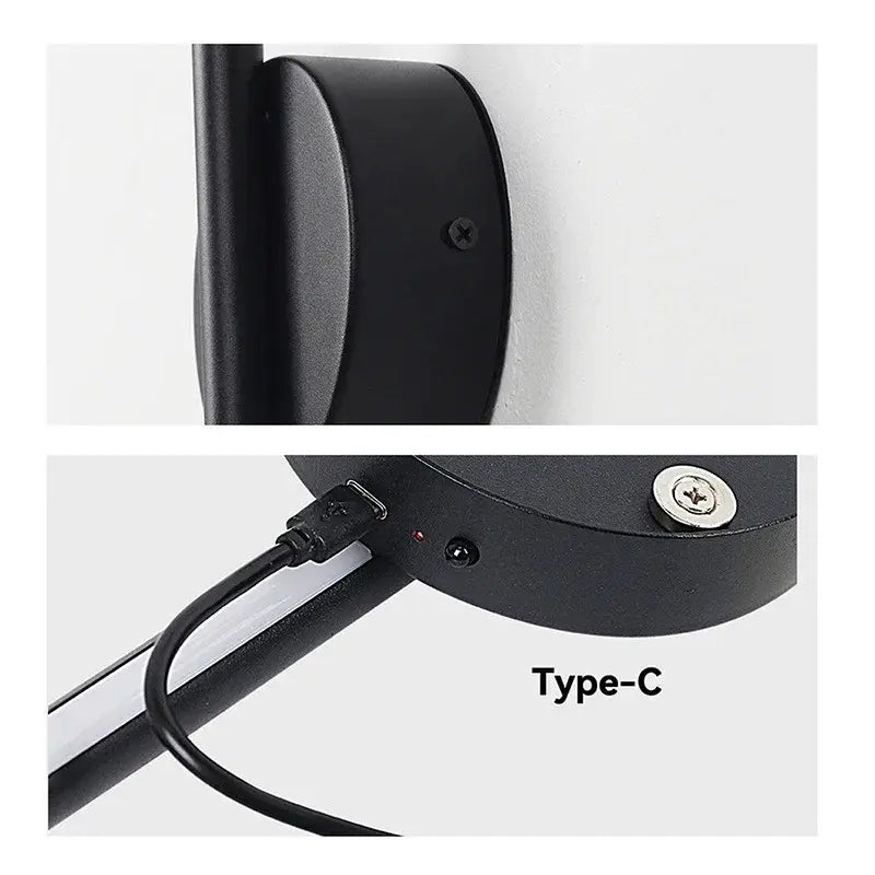 Modern LED Rechargeable Wall Light, 50Cm Line Design, Wire-Free Adhesive Magnetic Installation, Dimmable Remote Control, Bedroom Living Room Decor, Magnetic Dimmable Lights, Dimmable Wall Lamp, Home Decoration Lamp, Indoor Lighting