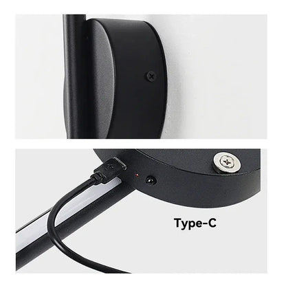 Modern LED Rechargeable Wall Light, 50Cm Line Design, Wire-Free Adhesive Magnetic Installation, Dimmable Remote Control, Bedroom Living Room Decor, Magnetic Dimmable Lights, Dimmable Wall Lamp, Home Decoration Lamp, Indoor Lighting