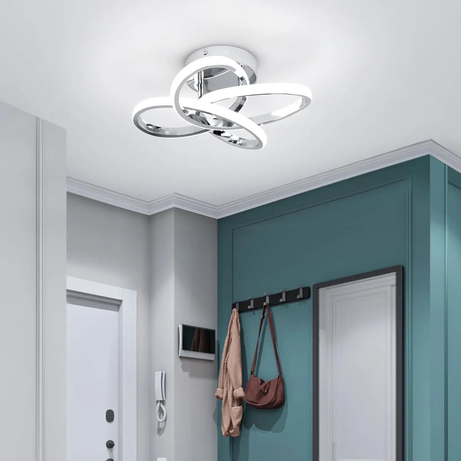 Modern LED Ceiling Light, Three Lighting Options, Energy Efficient, Easy Installation, Suitable for Home and Office, Dimmable, Ceiling Led Lights