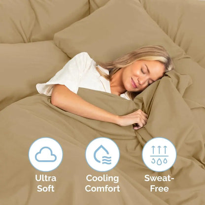 CGK Deep Pocket Fitted Sheet ONLY – Ultra-Soft Microfiber, Wrinkle-Free, Fits up to 24" Mattress (SINGLE SHEET) Soft Comfy Bedding