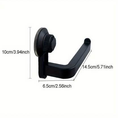Self-Adhesive Toilet Paper Holder, Rust-Proof Plastic Non-Slip Tissue Rack, Tissue Dispenser, Punch-Free Strong Adhesive Wall Mount Design, Universal Toilet Roll Holder for Bathroom Shower Room, Wall Mounted Dispenser