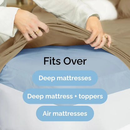 CGK Deep Pocket Fitted Sheet ONLY – Ultra-Soft Microfiber, Wrinkle-Free, Fits up to 24" Mattress (SINGLE SHEET) Soft Comfy Bedding