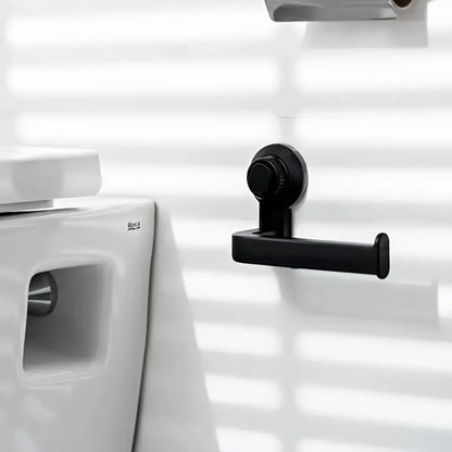 Self-Adhesive Toilet Paper Holder, Rust-Proof Plastic Non-Slip Tissue Rack, Tissue Dispenser, Punch-Free Strong Adhesive Wall Mount Design, Universal Toilet Roll Holder for Bathroom Shower Room, Wall Mounted Dispenser