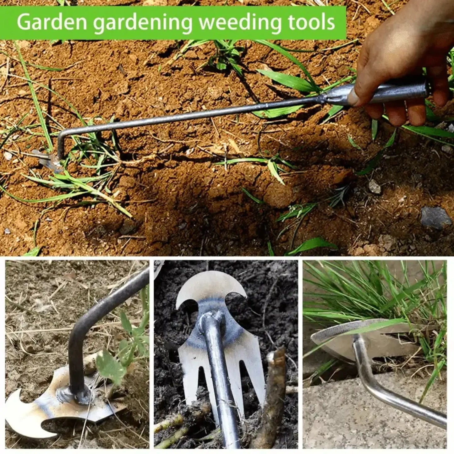 Pulling Weeds and Weeding Artifact,Rooting Hoeing,Loosening Soil, Gardening Tools,Multi-Functional Weeding Shovel,Vegetable Planting, New Durable Garden Weed Upgraded Weed Puller Tool.