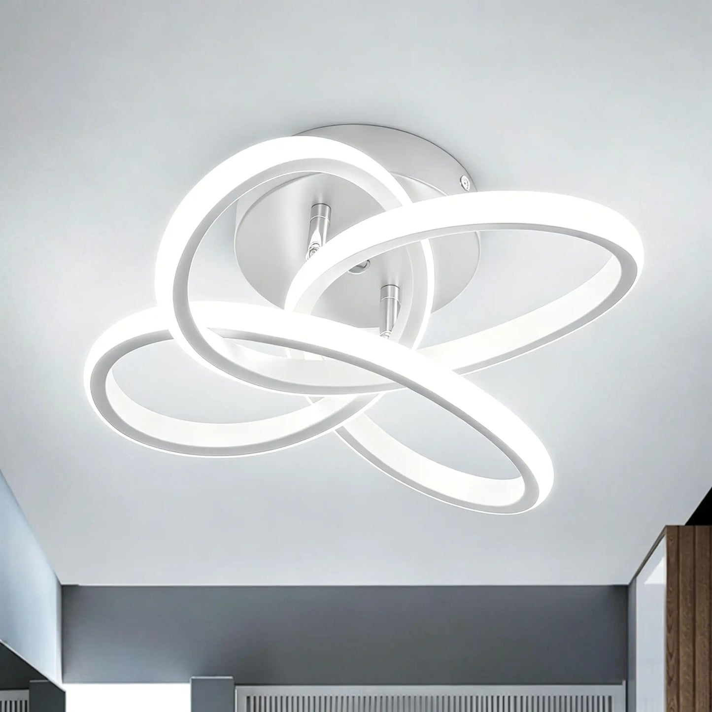 Modern LED Ceiling Light, Three Lighting Options, Energy Efficient, Easy Installation, Suitable for Home and Office, Dimmable, Ceiling Led Lights